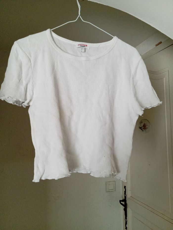 Tee shirt crop top