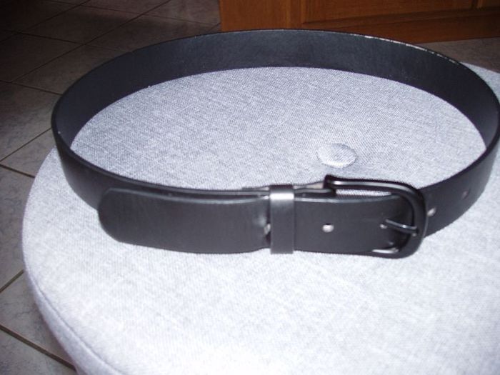 ceinture noire cuir