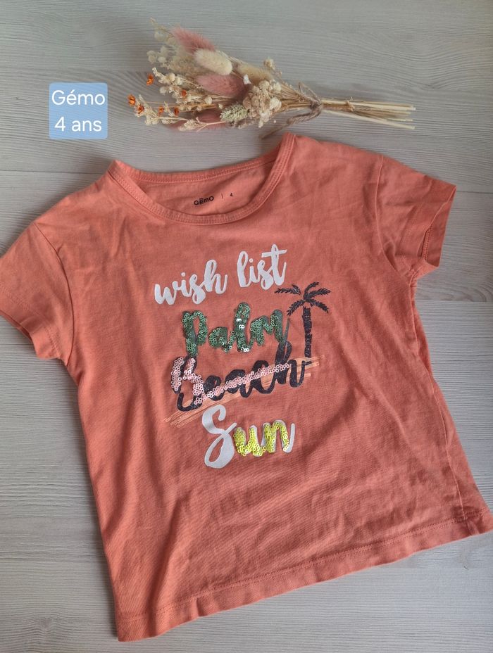 Lot ensemble fille short tee-shirt débardeur Tape à l'oeil TAO Gémo 4 ans - photo numéro 10