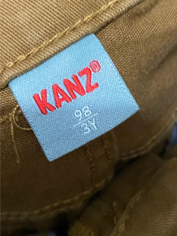Pantalon marron/jaune Kanz 3 ans - photo numéro 3