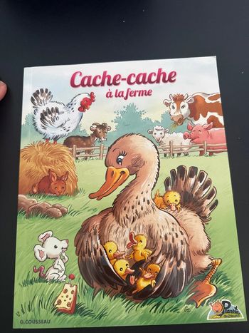 Livre cache cache à la ferme
