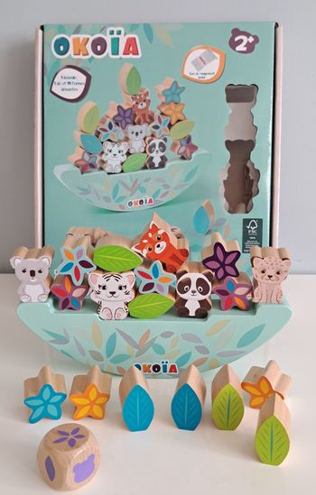 Jeu d'équilibre en bois Okoïa