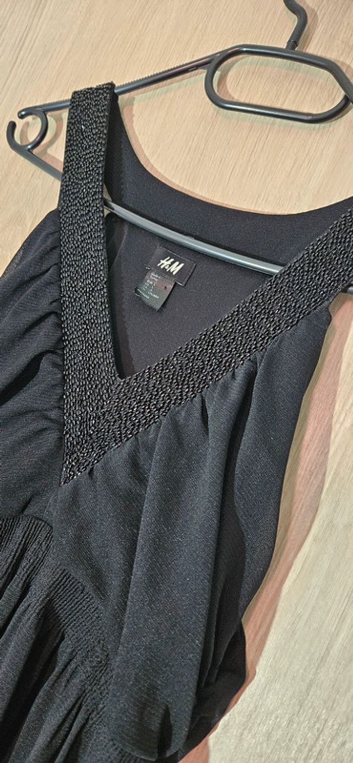 Robe noire à strass H&M taille 40 - photo numéro 3