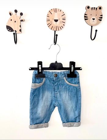 Pantalon couleur jean taille 1 mois