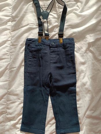 Pantalon avec bretelle tao 9m tbe