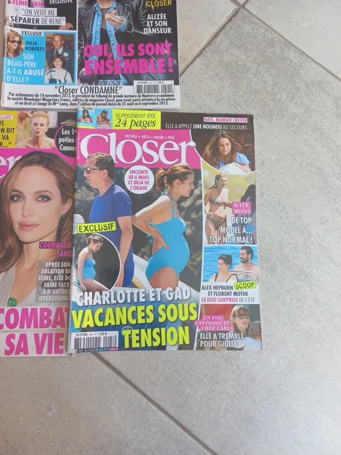 Lot de 5 magazines People Closer - photo numéro 2