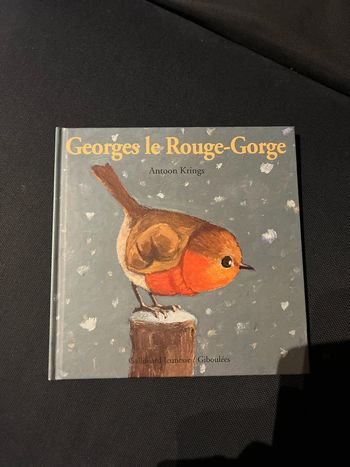 Livre pour enfants antoon krings Georges le rouge gorge