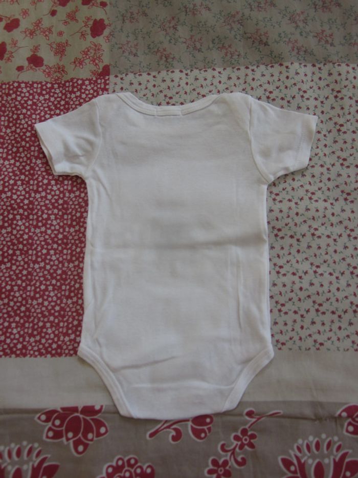 Lot de 3 Body manches courtes 6 mois - photo numéro 3