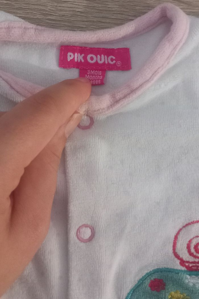 Pyjama fille taille 3 mois - photo numéro 2