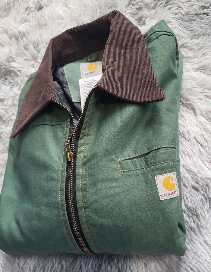 💎 Veste Carhartt Rework Unique - Vert Forêt - Taille L - Neuve 💎 - photo numéro 8