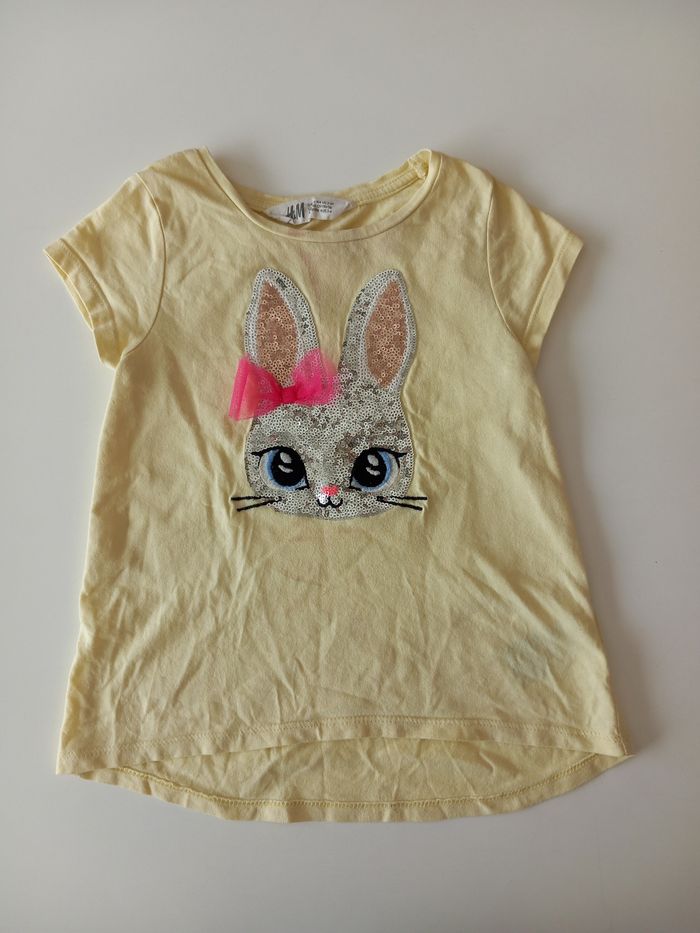 Tee-shirt lapin paillettes H&M