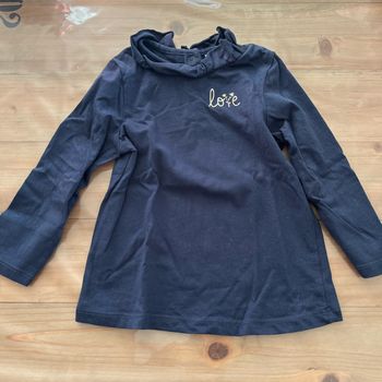 T-shirt bleu marine tape à l’œil 18 mois