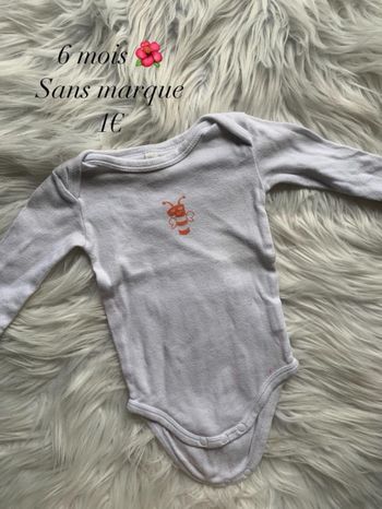 Body 🌺 6 mois 🌺 Sans marque