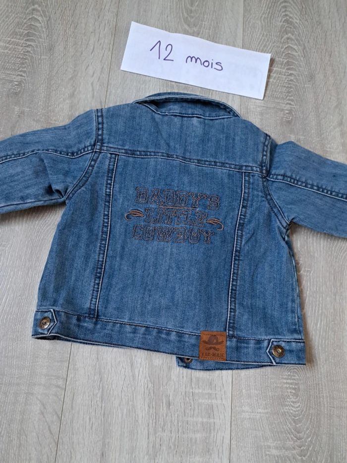 Veste en jean 12 mois - photo numéro 3