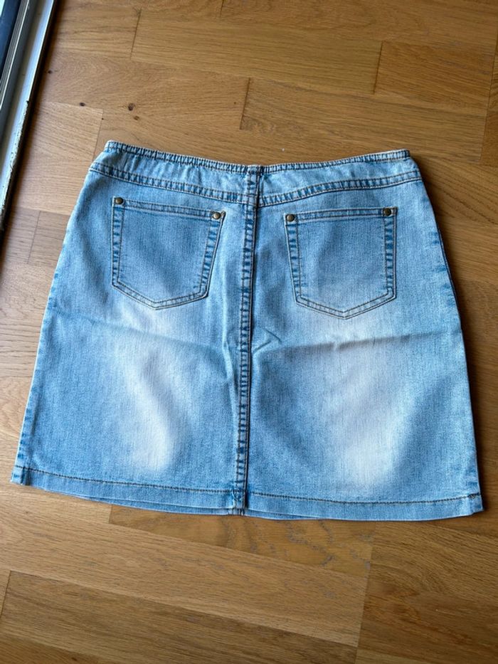 Mini jupe en jeans fille - photo numéro 5
