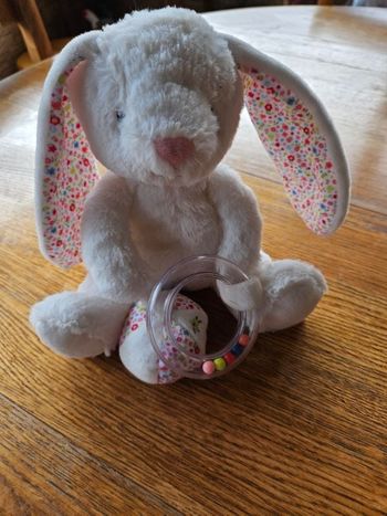 Peluche lapin d éveil