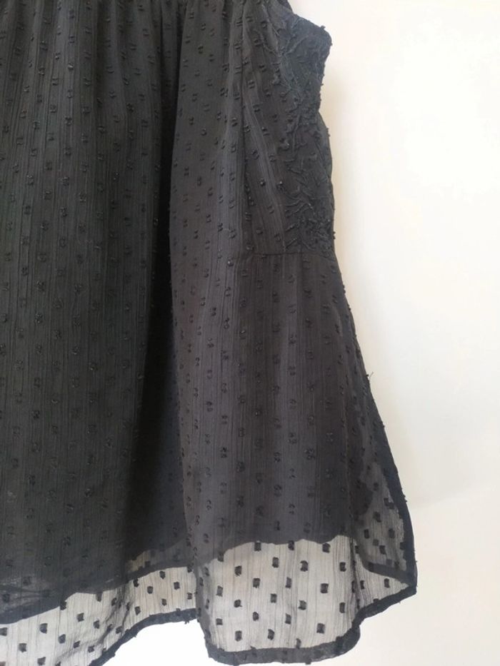 Top plumetis noir La Halle / Lady Blush taille 36 stylé pin up - photo numéro 4