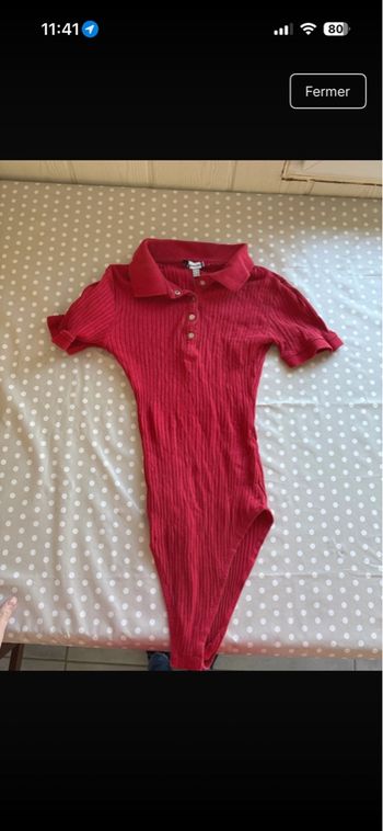 Body rouge taille XS 