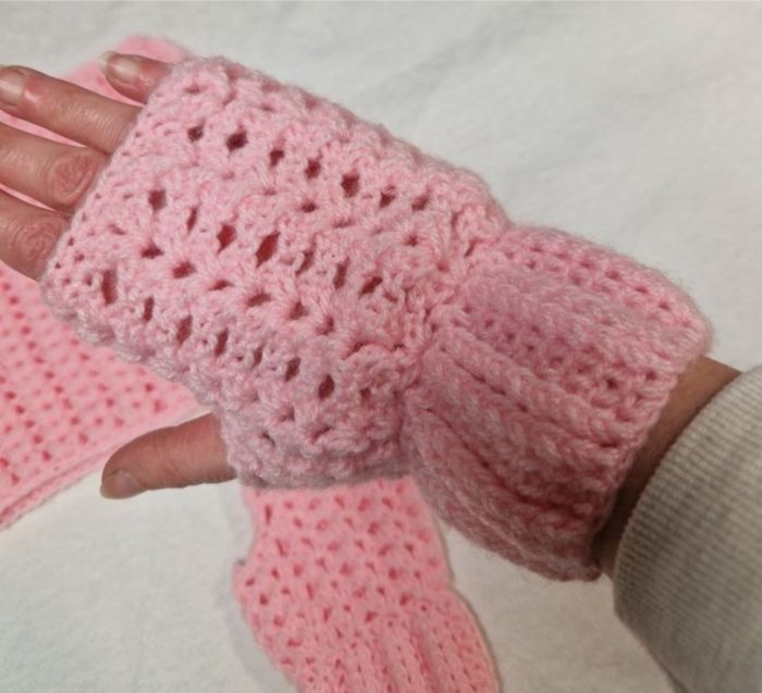 Tour de cou et mitaines - photo numéro 2