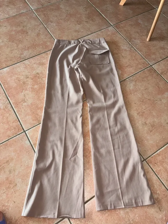 Pantalon beige manxai - photo numéro 2