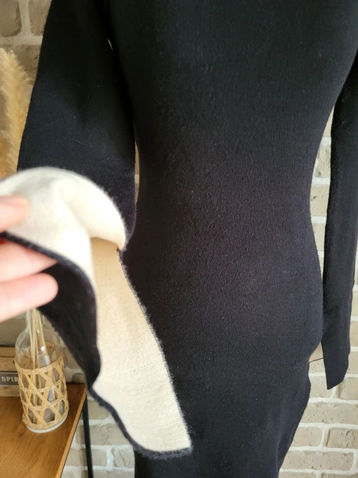 Robe moulante en maille noire très douce Zara neuve avec étiquette - photo numéro 10