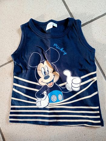 Débardeur mickey taille 68