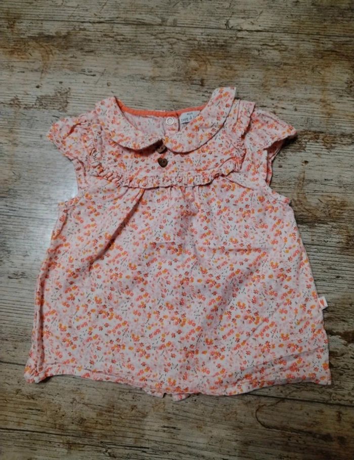 Jolie robe fleurie été fille 3 mois TAO