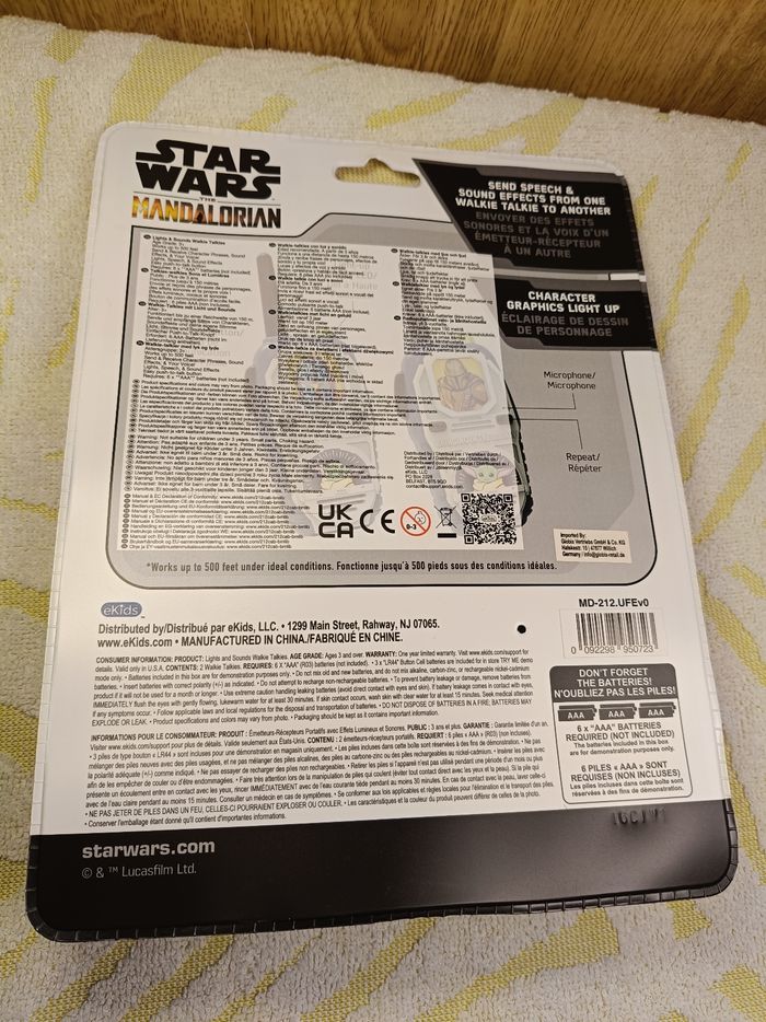 Talkie stars wars neufs, effets lumineux et sonores - photo numéro 3