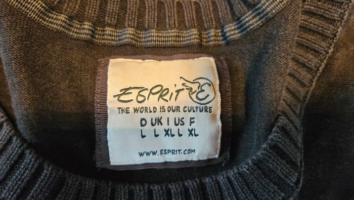 Pull léger classique à manches longues, noir, Esprit, taille XL - photo numéro 4