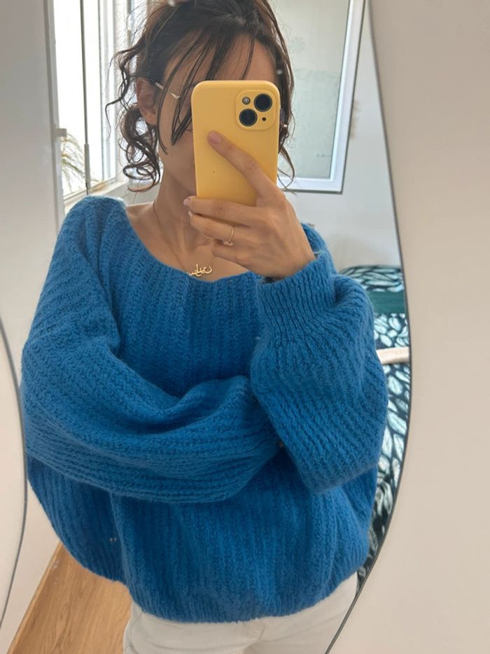 Pull vintage laine et mohair Andromède - photo numéro 8