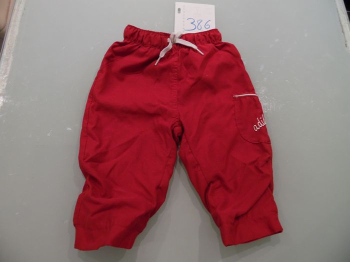 pantalon 12 mois rouge adidas