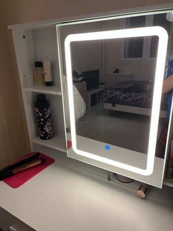 Coiffeuse avec tabouret 