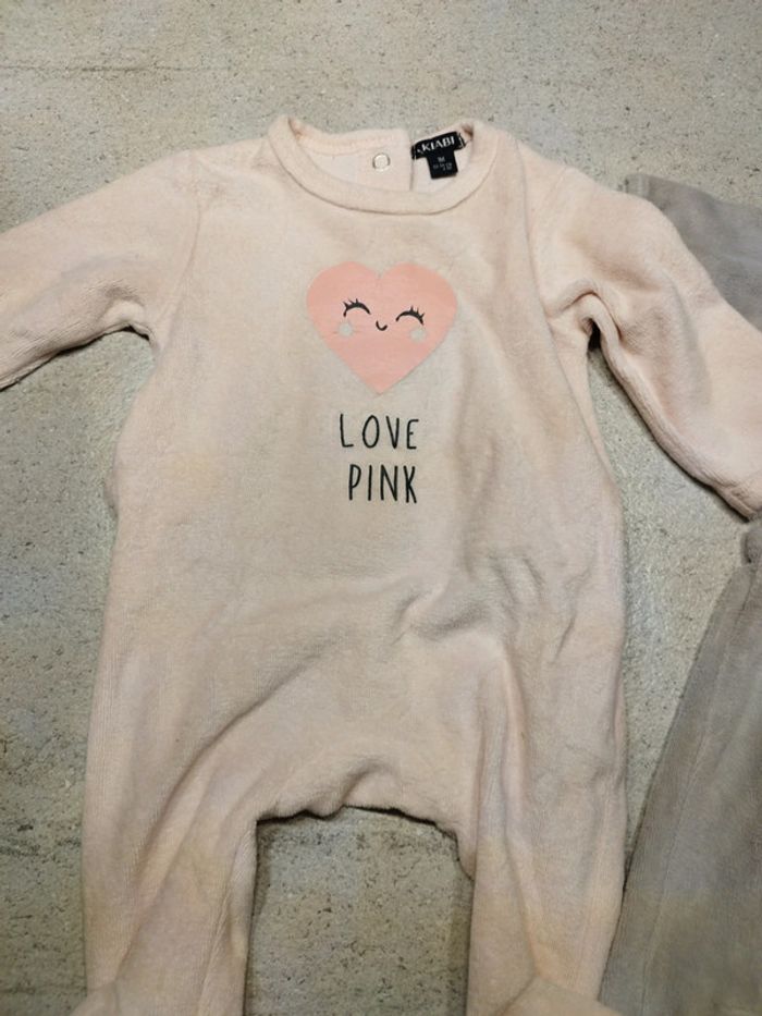 Lot de 2 pyjamas 1 pièce - photo numéro 2