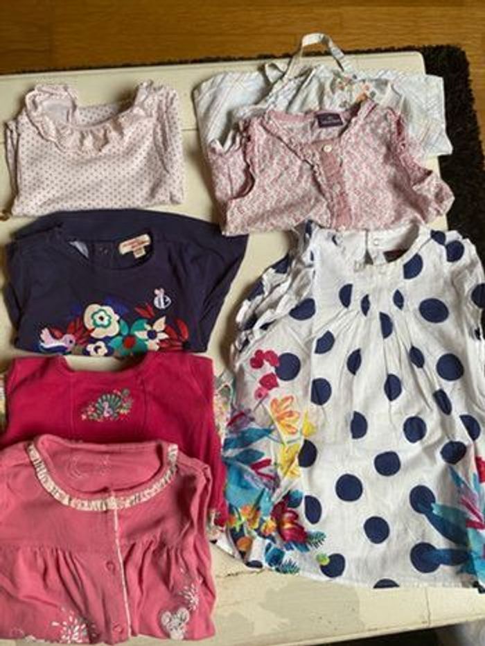 Lot de vêtement fille de 0 à 12 mois - photo numéro 2