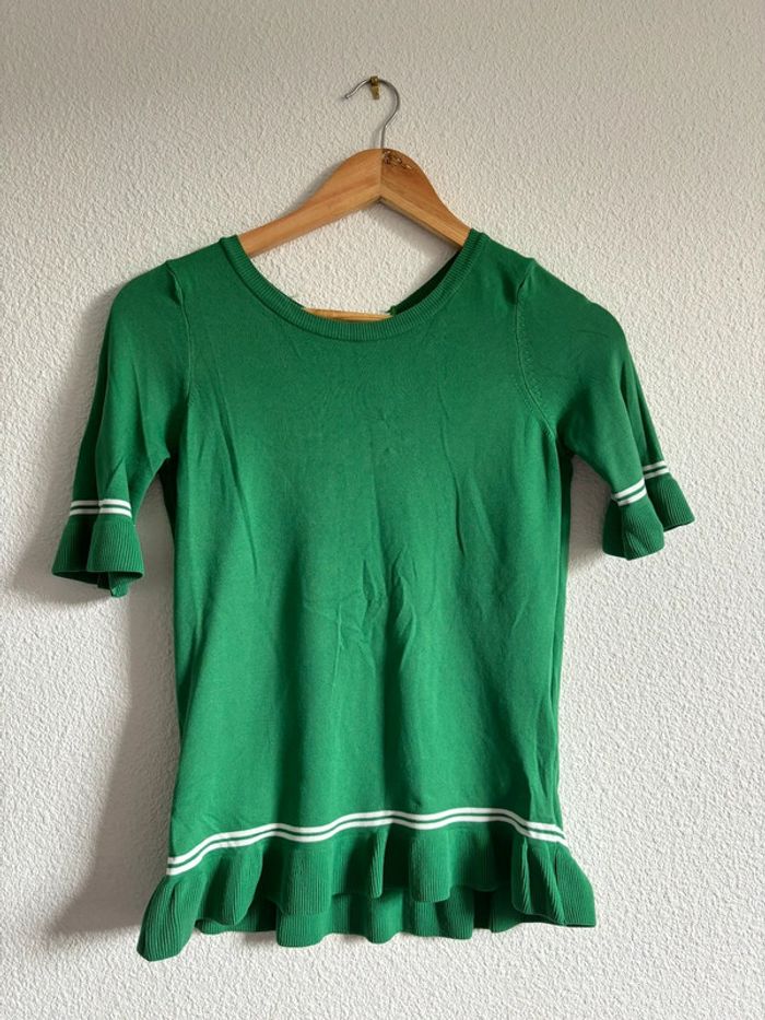 Pull manches courtes vert Naf Naf Taille XS