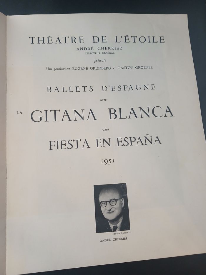 Ancien programme du ballet d'Espagne - photo numéro 2