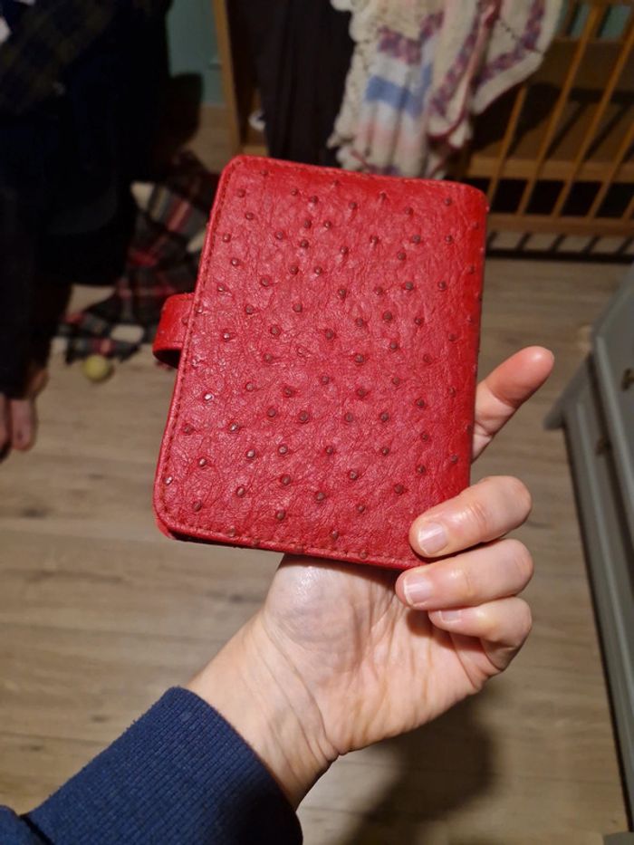 Agenda vintage en simili cuir rouge 2003 - photo numéro 2