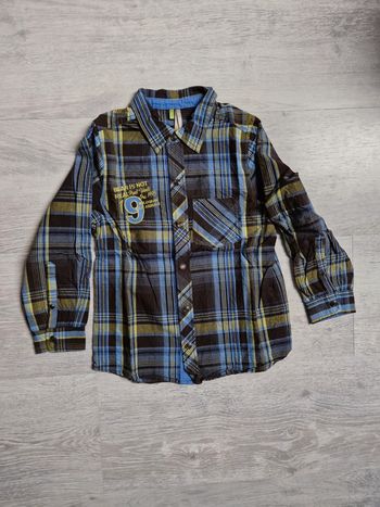 Chemise manches longues Orchestra 6 ans boutons pression