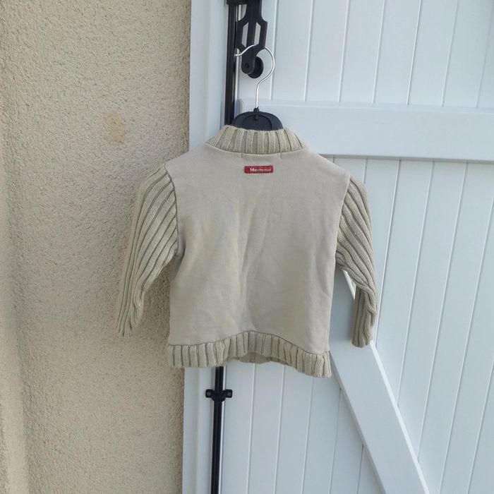 Veste bi matiere filles taille 18 mois - photo numéro 2