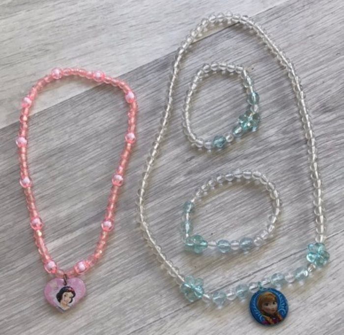 Lots de 2 colliers et 2 bracelets