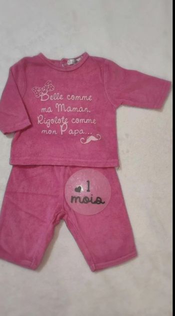 Pyjama  2  pièces  1 mois