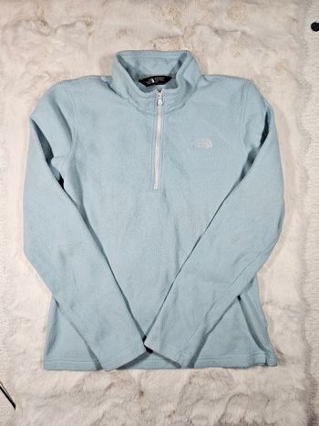 Zip Polaire The North Face denali Bleu turquoise
