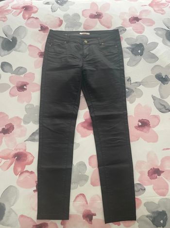 Jeans noir Camaïeu effet huilé