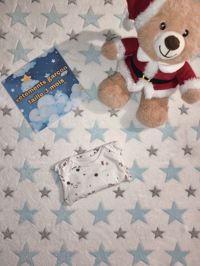 Bodie manches longues Mixte simple joys bu carter's blanc taille 3 mois - photo numéro 4