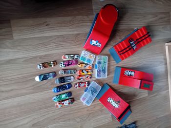 Lot rampes + skateboards