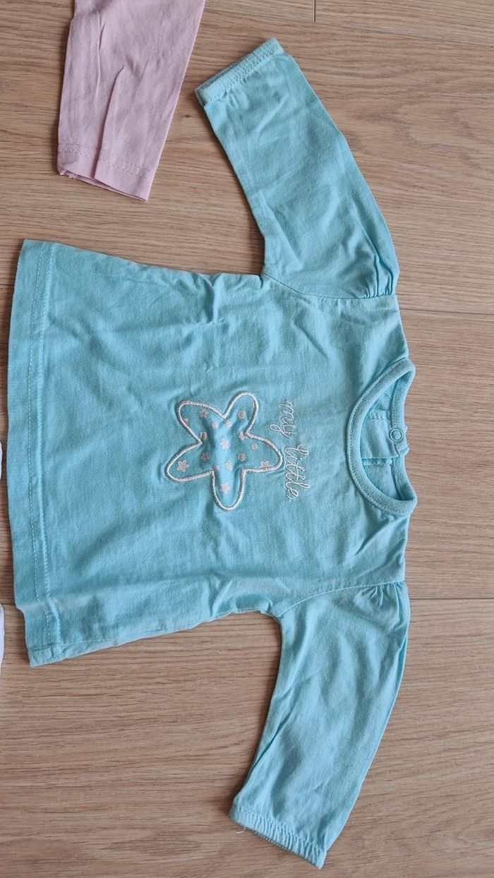 4 t-shirts manches longues 3mois - photo numéro 3