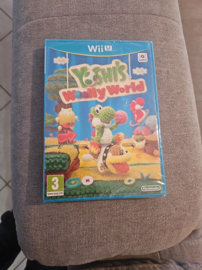 yoshi's wooly world nintendo wii u neuf