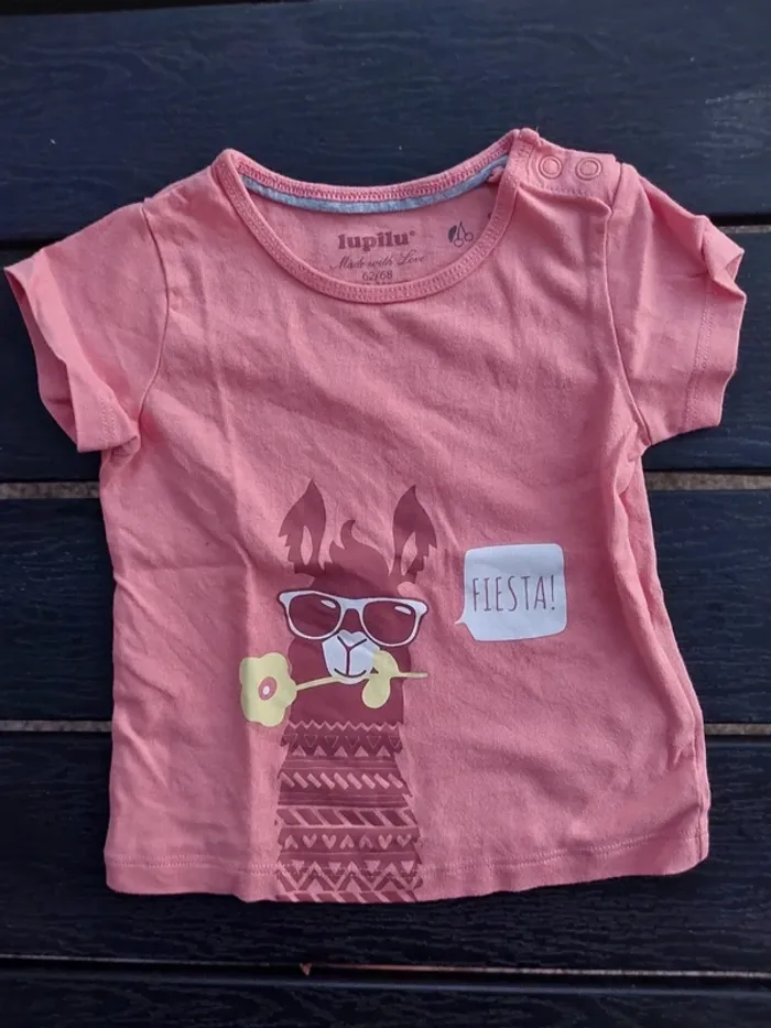 Lot 5 tee-shirts 6mois - photo numéro 4