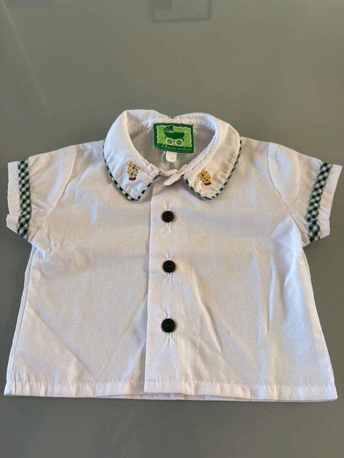 Chemise vintage manche courte