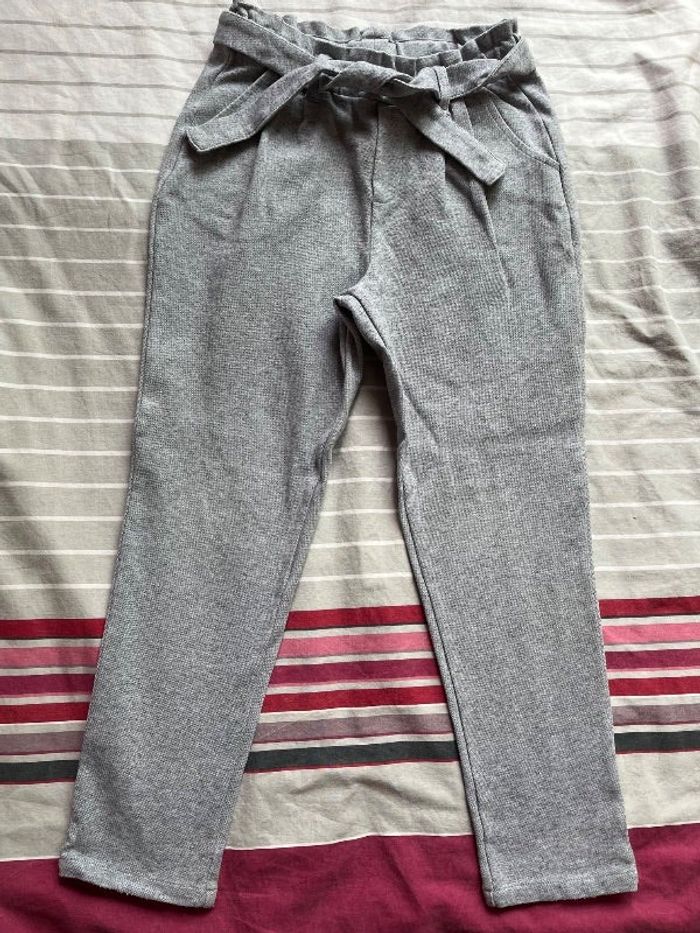 Pantalon gris fille 9 ans - Okaïdi